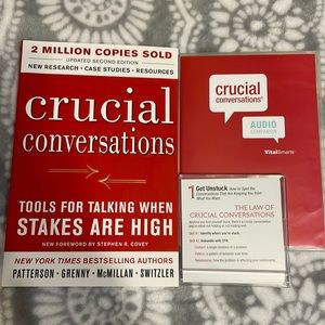 Crucial conversations book with audio companion